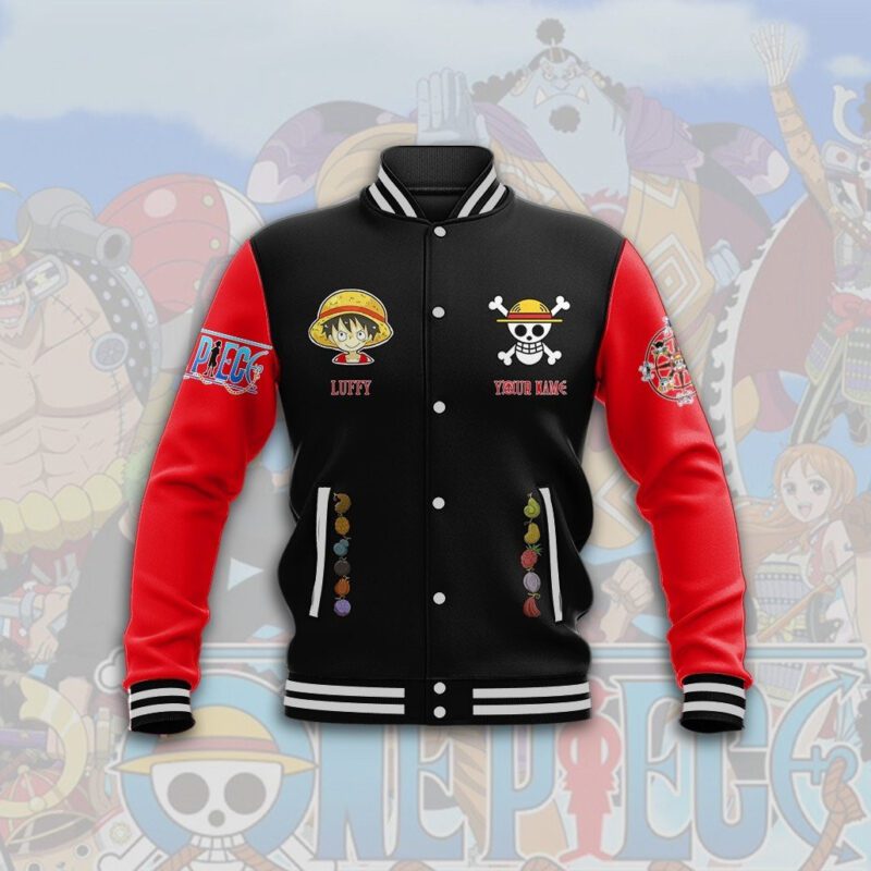 Luffy One Piece Baseball Jacket For Fan CFB1790 1