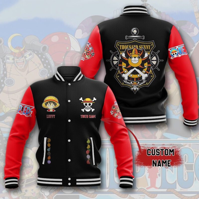 Luffy One Piece Baseball Jacket For Fan CFB1790