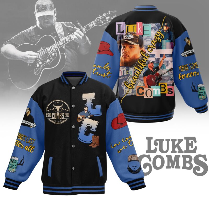 Luke Combs Baseball Jacket For Fan CFB1791