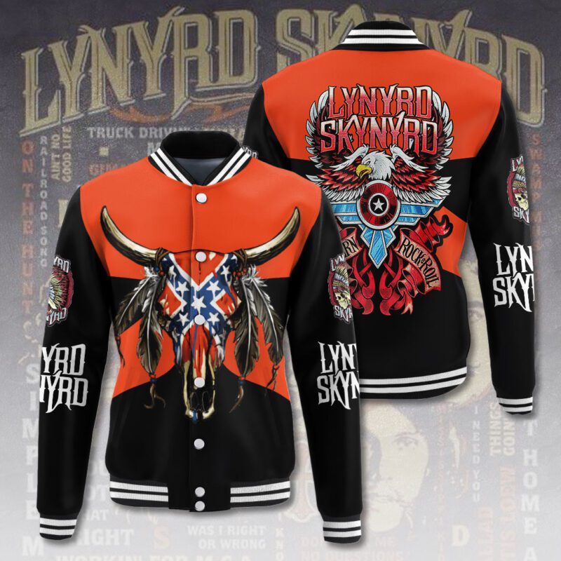 Lynyrd Skynyrd Music Baseball Jacket For Fan CFB1171