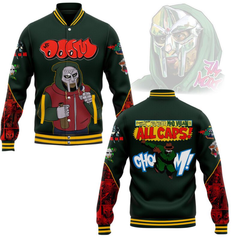 MF Doom Baseball Jacket For Fan CFB1757