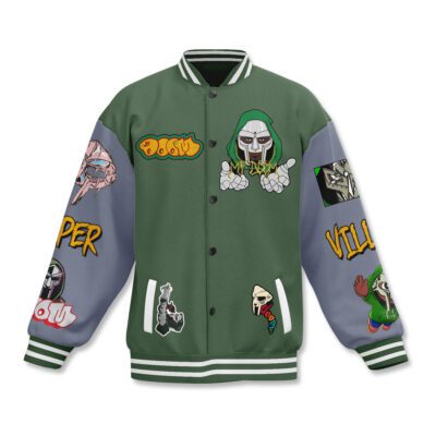 MF Doom Baseball Jacket For Fan CFB1763 1