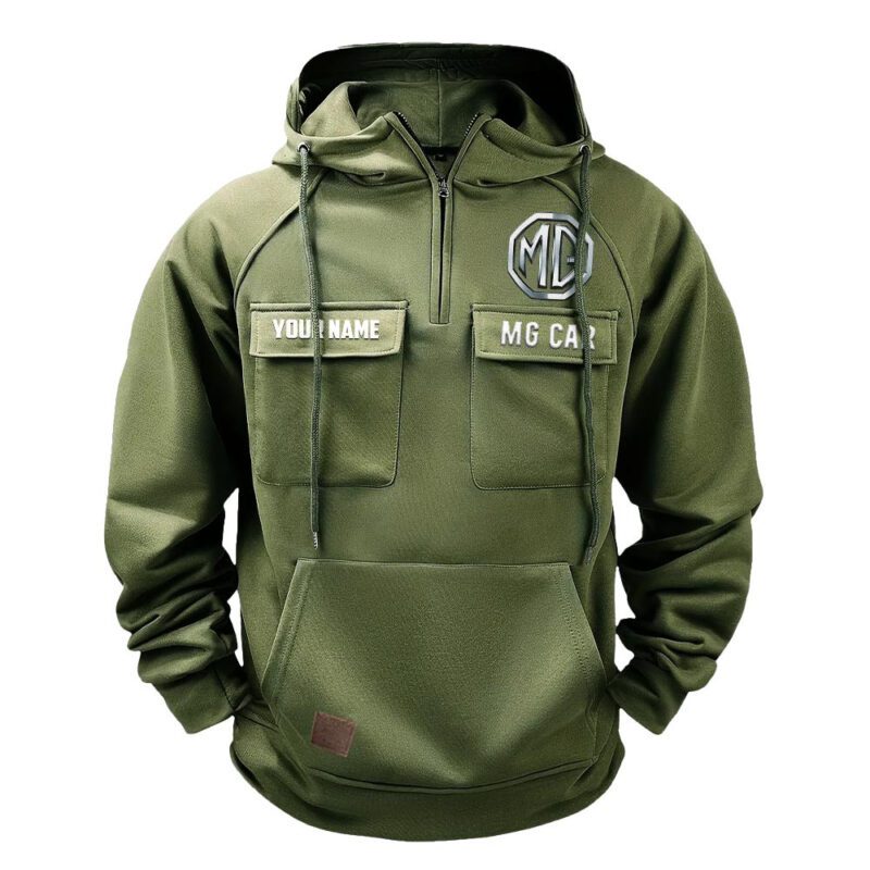 MG Vintage Quarter Zip Hoodie Retro Hoodie LQZ1275 2