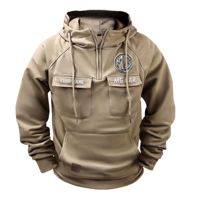 MG Vintage Quarter Zip Hoodie Retro Hoodie LQZ1275 3