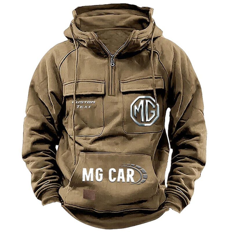 MG Vintage Quarter Zip Hoodie Retro Hoodie LQZ1482 4