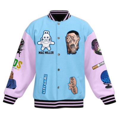 Mac Miller Baseball Jacket For Fan CFB1783 1