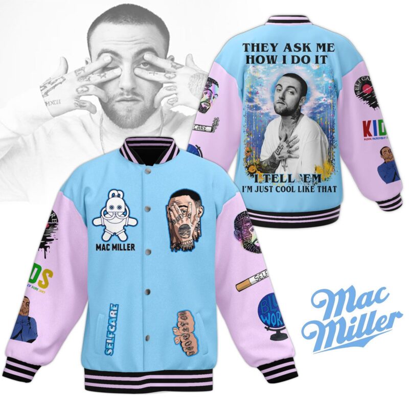 Mac Miller Baseball Jacket For Fan CFB1783