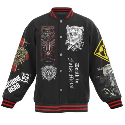 Machine Head Baseball Jacket For Fan CFB1780 1 Machine Head Baseball Jacket For Fan CFB1780 1