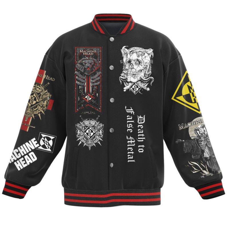 Machine Head Baseball Jacket For Fan CFB1780 1
