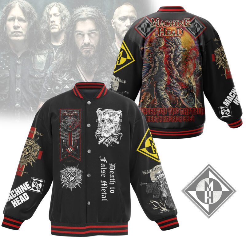 Machine Head Baseball Jacket For Fan CFB1780