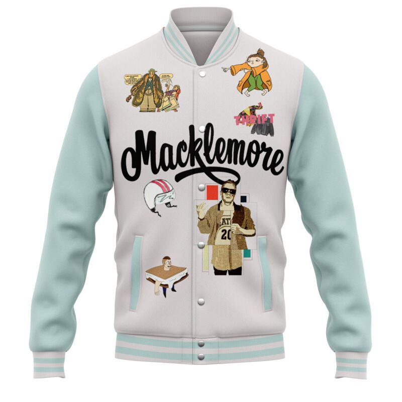 Macklemore Baseball Jacket For Fan CFB1784 1