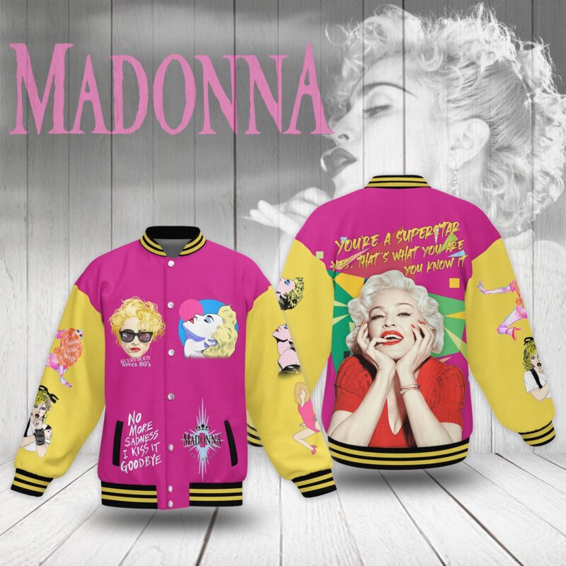 Madonna Baseball Jacket For Fan CFB1781