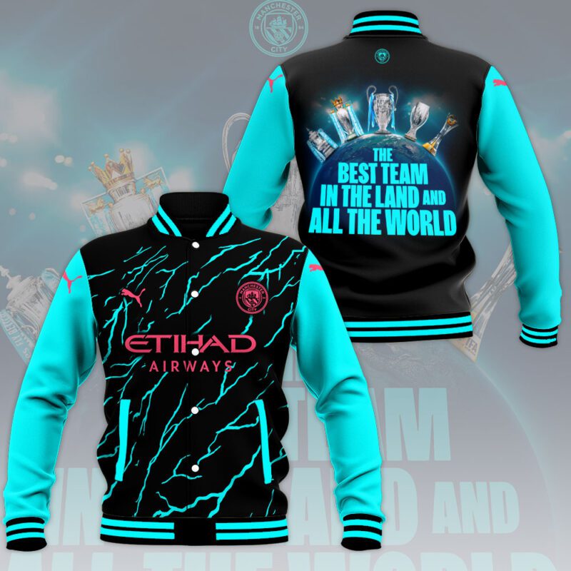 Manchester City EPL Baseball Jacket For Fan CFB1213