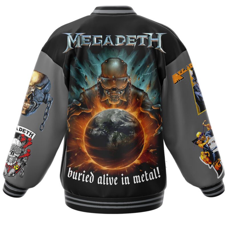 Megadeth Baseball Jacket For Fan CFB1767 2