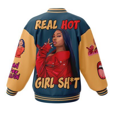 Megan Thee Stallion Baseball Jacket For Fan CFB1764 2 Megan Thee Stallion Baseball Jacket For Fan CFB1764 2
