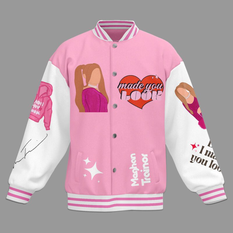 Meghan Trainor Baseball Jacket For Fan CFB1761 1