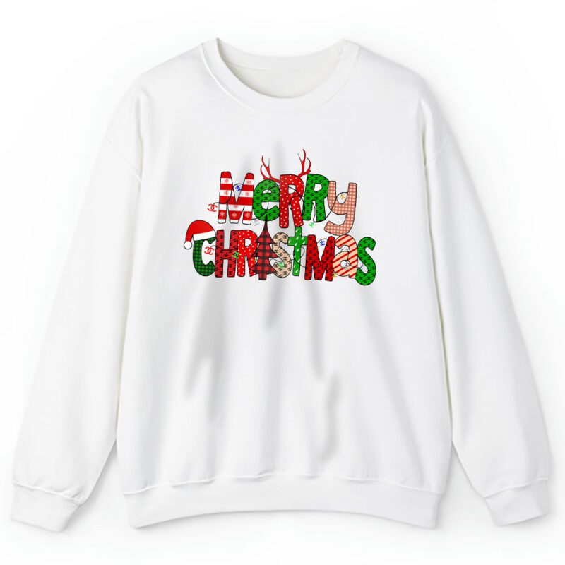 Merry Christmas Chanel Unisex Sweatshirt TAS22108 1