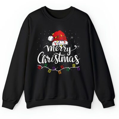 Merry Christmas Lights Red Santa Hat Xmas Fendi Unisex Sweatshirt TAS22117