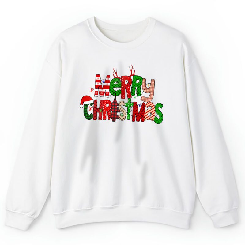Merry Christmas Louis Vuitton Unisex Sweatshirt TAS22122 1