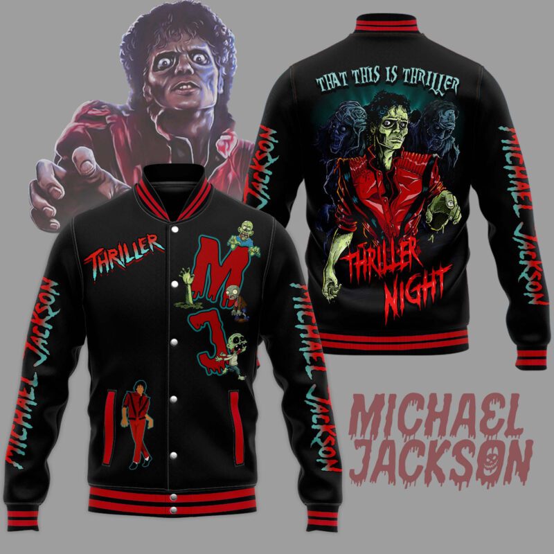 Michael Jackson Baseball Jacket For Fan CFB1017