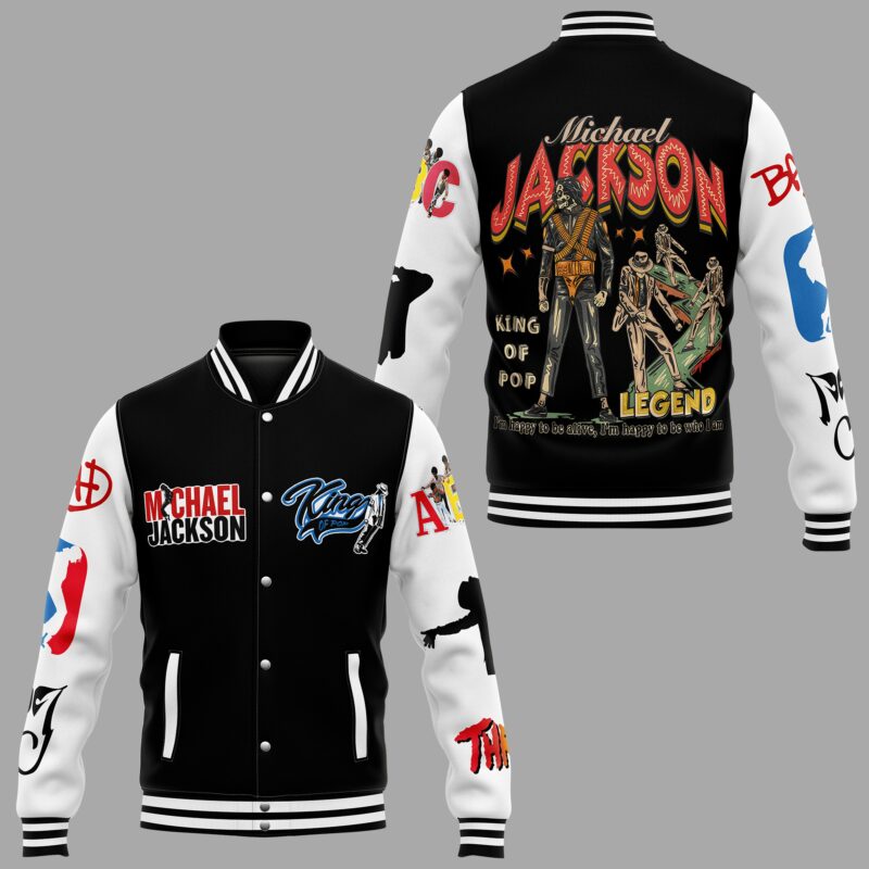 Michael Jackson Baseball Jacket For Fan CFB1073