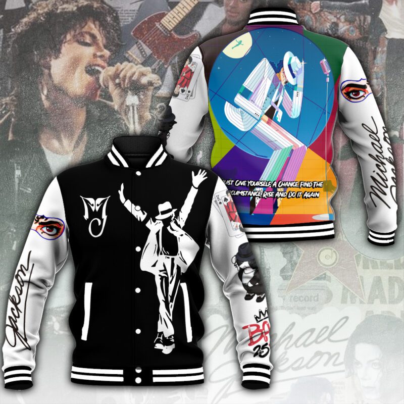 Michael Jackson Music Baseball Jacket For Fan CFB1353