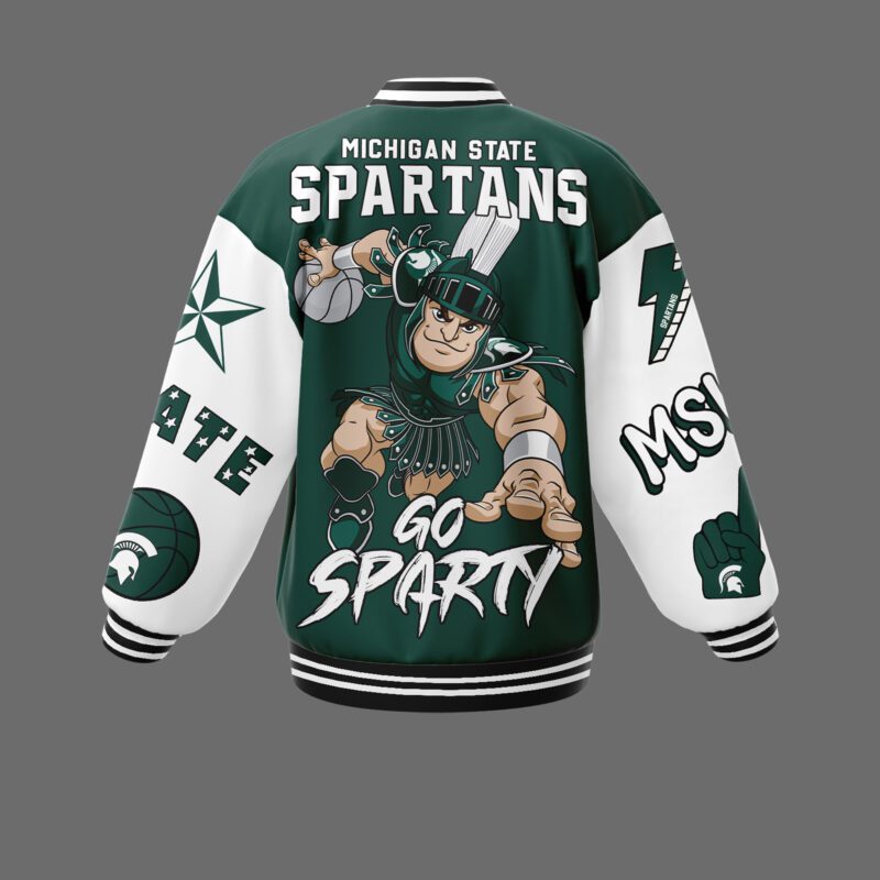 Michigan State NCAA Baseball Jacket For Fan CFB1745 2