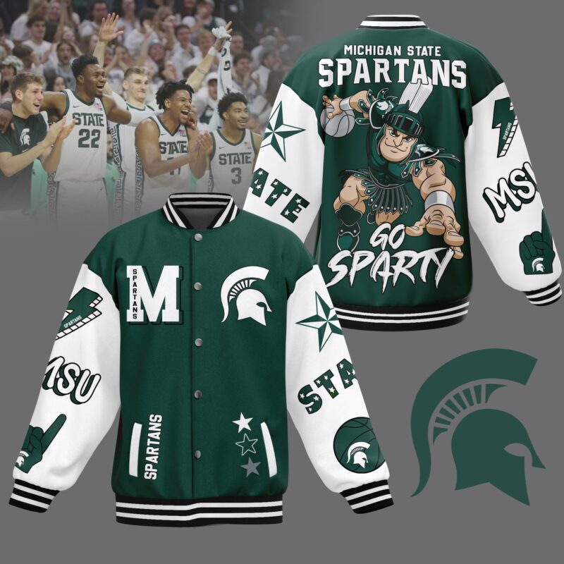 Michigan State NCAA Baseball Jacket For Fan CFB1745