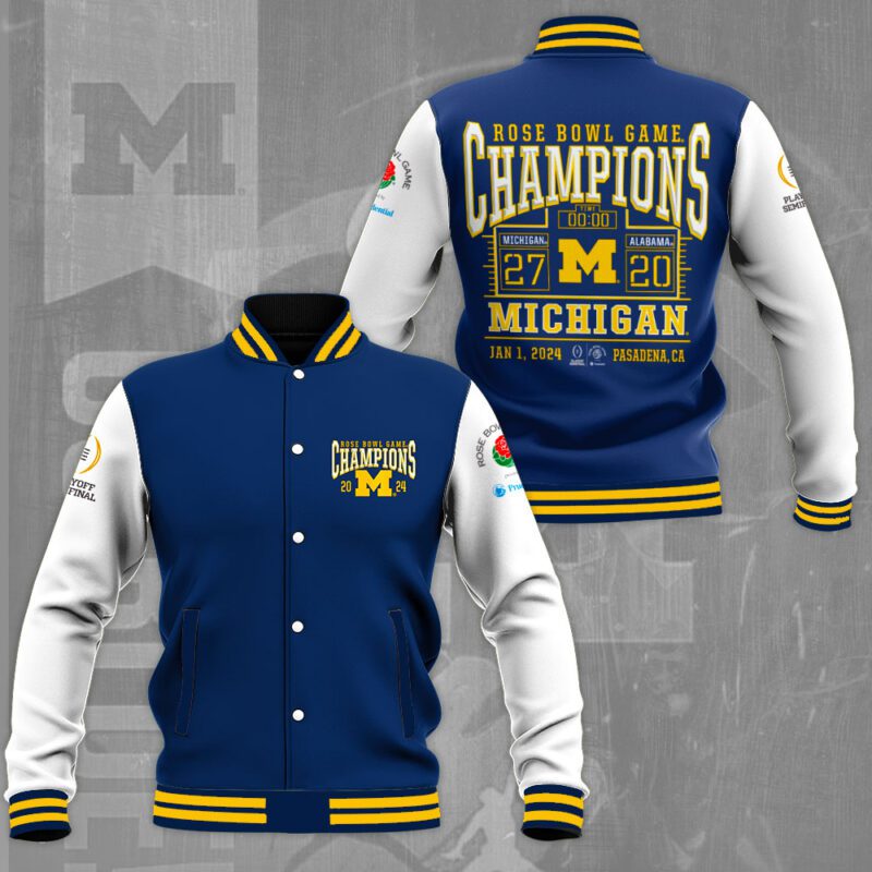 Michigan Wolverines NCAA Baseball Jacket For Fan CFB1029