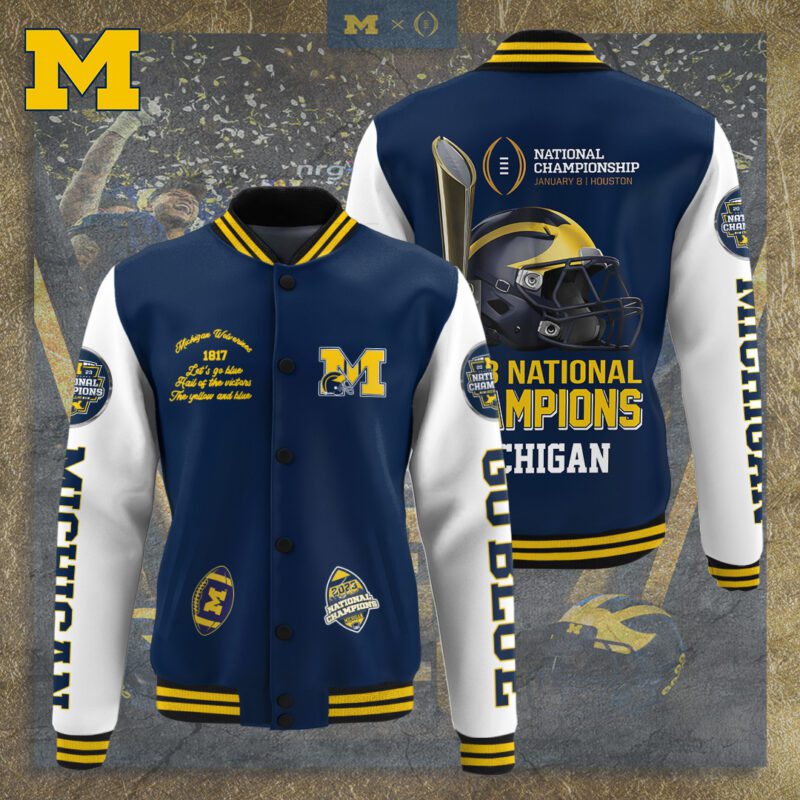 Michigan Wolverines NCAA Baseball Jacket For Fan CFB1221