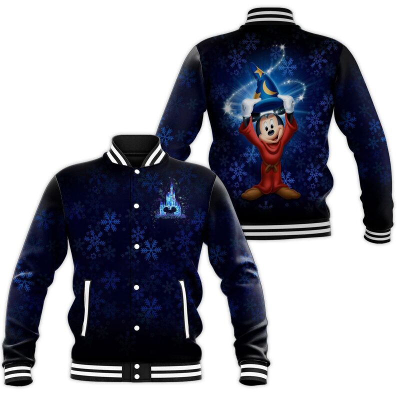 Mickey Disney Baseball Jacket For Fan CFB1114