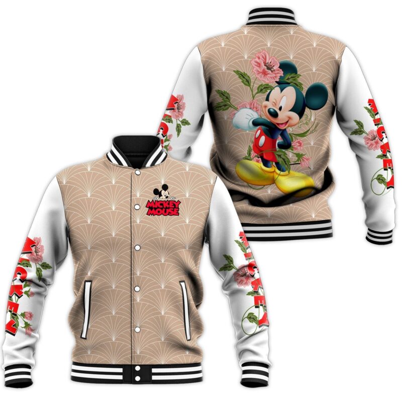 Mickey Disney Baseball Jacket For Fan CFB1123