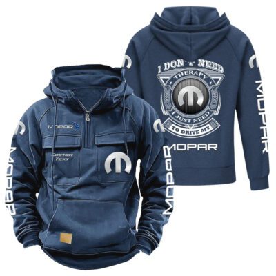 Mopar Vintage Quarter Zip Hoodie Retro Hoodie LQZ1250 2