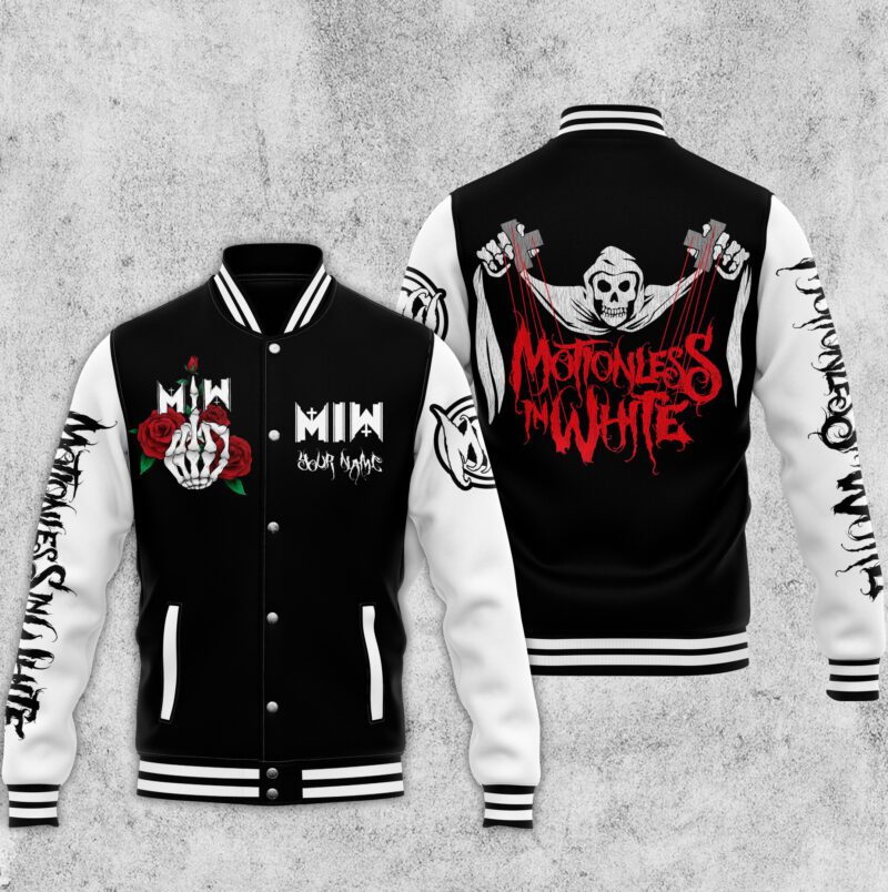 Motionless In White Baseball Jacket For Fan CFB1028 1