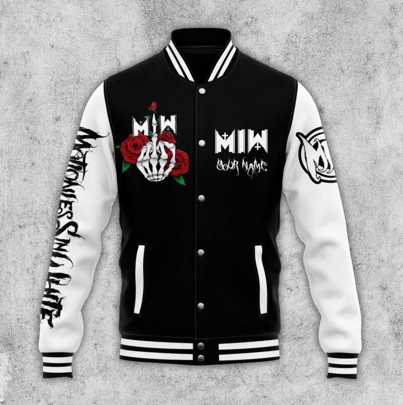 Motionless In White Baseball Jacket For Fan CFB1028 2