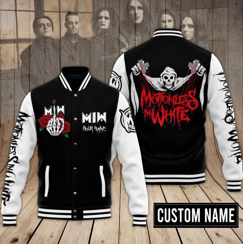 Motionless In White Baseball Jacket For Fan CFB1028