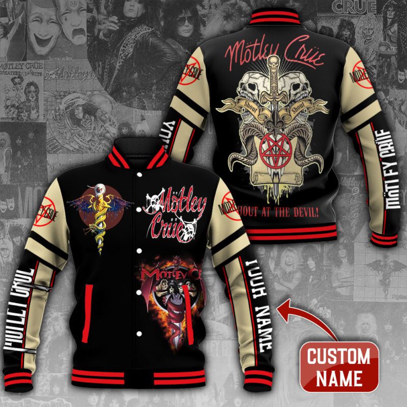 Motley Crue Baseball Jacket For Fan CFB1243