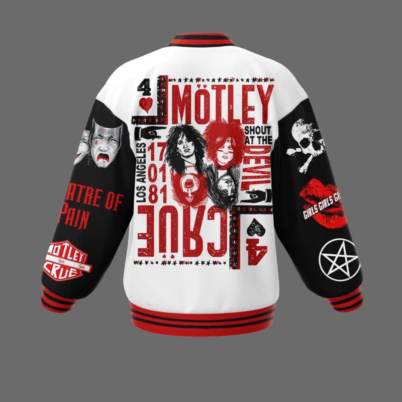 Motley Crue Baseball Jacket For Fan CFB1734 2