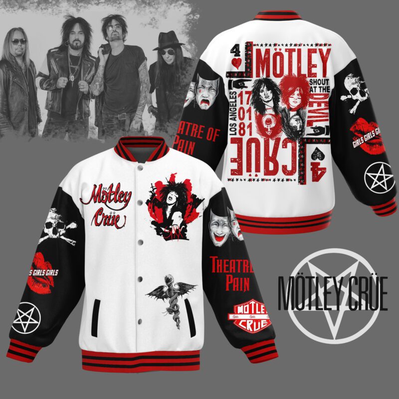 Motley Crue Baseball Jacket For Fan CFB1734