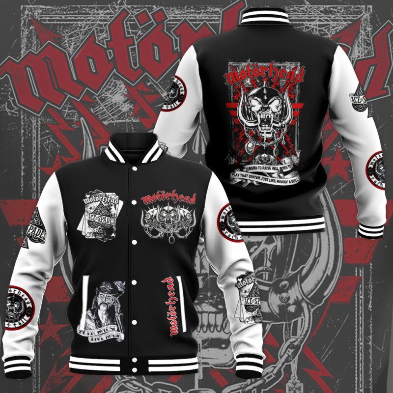Motorhead Band Music Baseball Jacket For Fan CFB1278