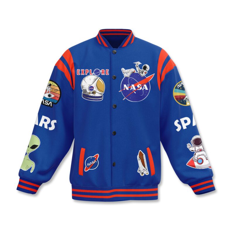 NASA Baseball Jacket For Fan CFB1723 1