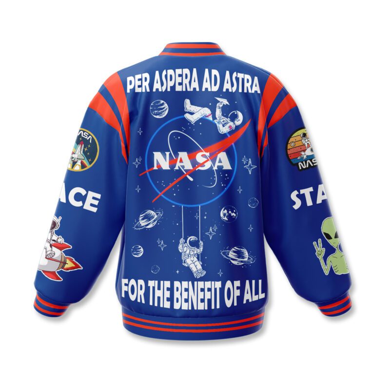 NASA Baseball Jacket For Fan CFB1723 2