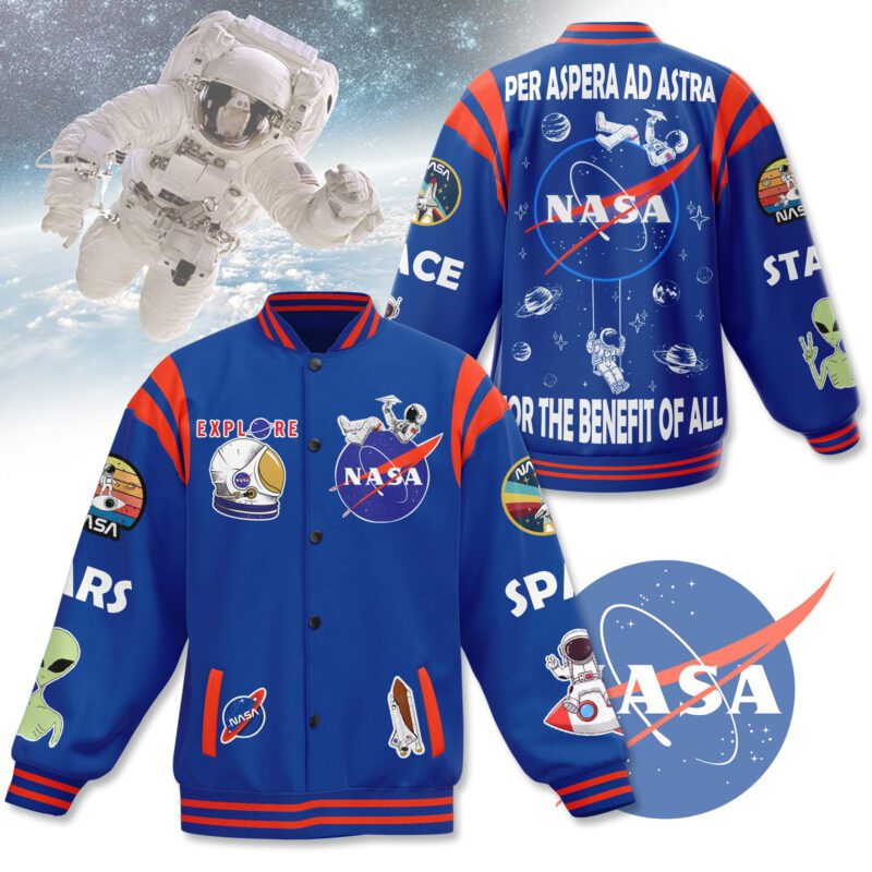 NASA Baseball Jacket For Fan CFB1723