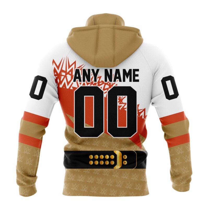 NHL Anaheim Ducks Special WWE Design Gaiter Hoodie FGH1030 1