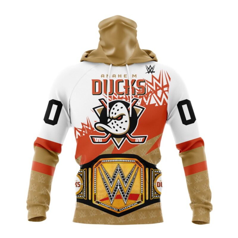 NHL Anaheim Ducks Special WWE Design Gaiter Hoodie FGH1030