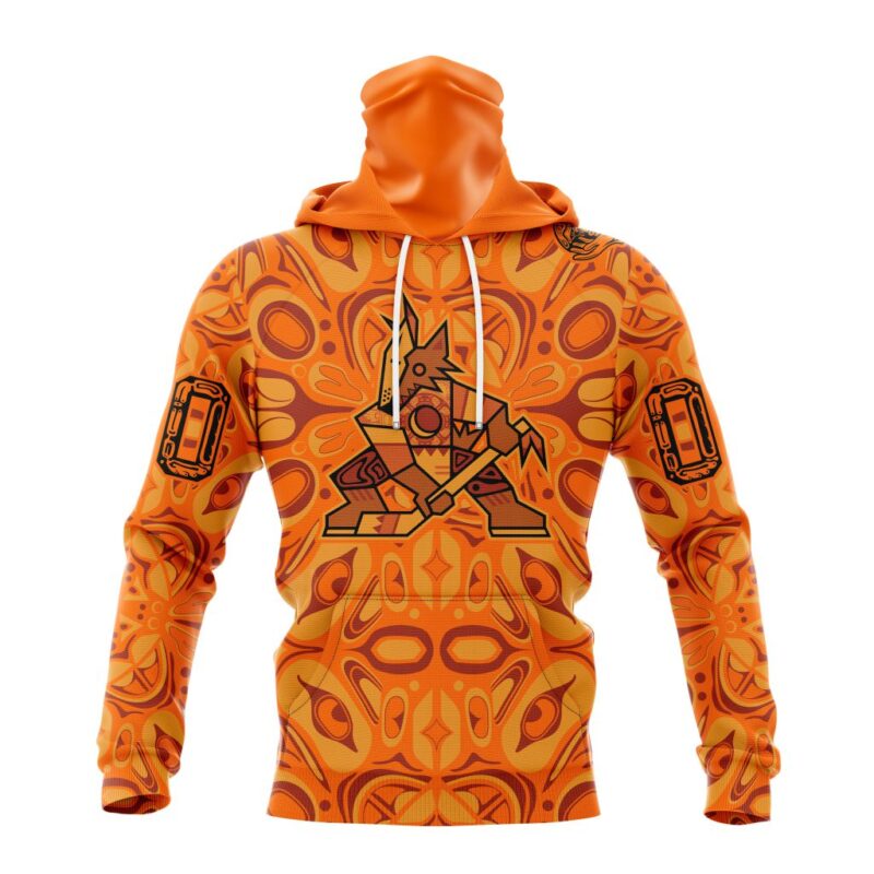 NHL Arizona Coyotes Special National Day For Truth And Reconciliation Design Gaiter Hoodie FGH1127