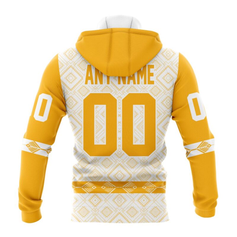 NHL Boston Bruins Special Native Heritage Design Gaiter Hoodie FGH1093 1