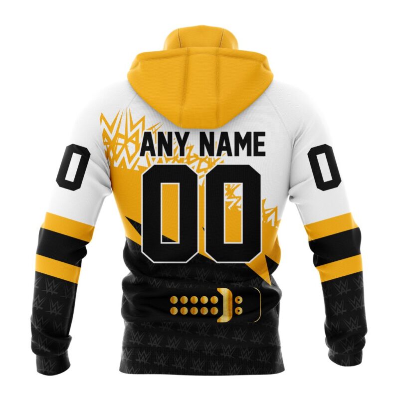 NHL Boston Bruins Special WWE Design Gaiter Hoodie FGH1031 1
