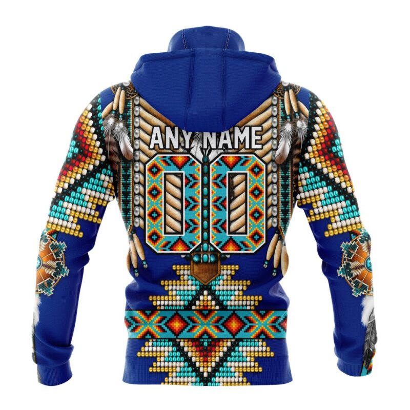 NHL Buffalo Sabres Special Native Costume Design Gaiter Hoodie FGH1062 1