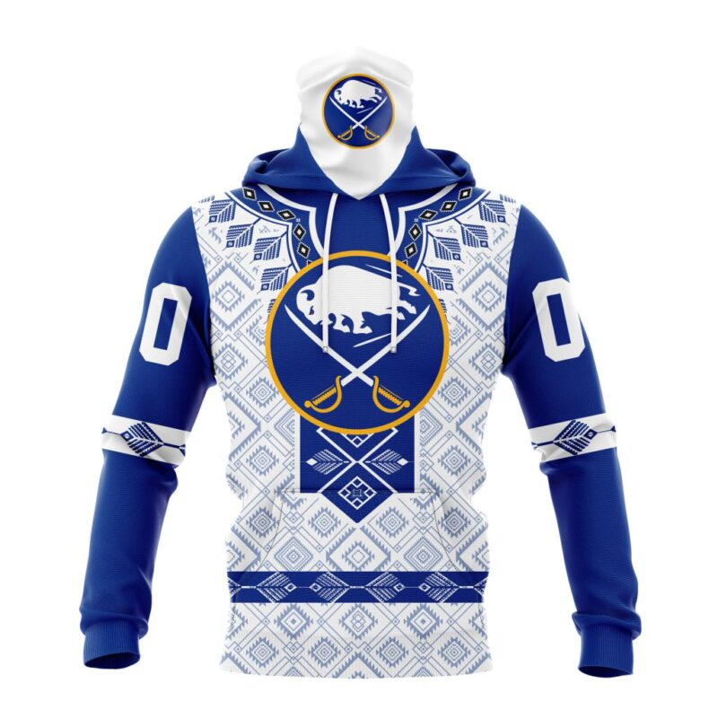 NHL Buffalo Sabres Special Native Heritage Design Gaiter Hoodie FGH1094